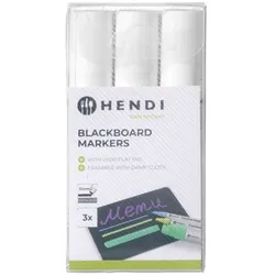 HENDI Kreidemarker 15 mm, 3x weiß