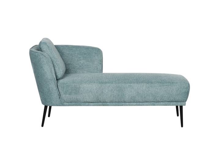 CHAISELONGUE-LINKSSEITIGE Stoff Blau Artheze