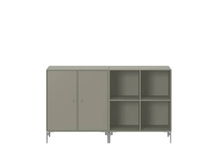 Montana Pair Sideboard Fennel 144, Chrombeine