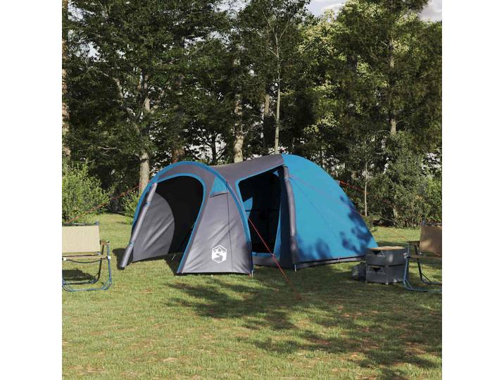 vidaXL Kuppelzelt 6 Personen Blau
