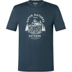 Super Natural, Herren, Funktionsshirt, Landi (S), Blau