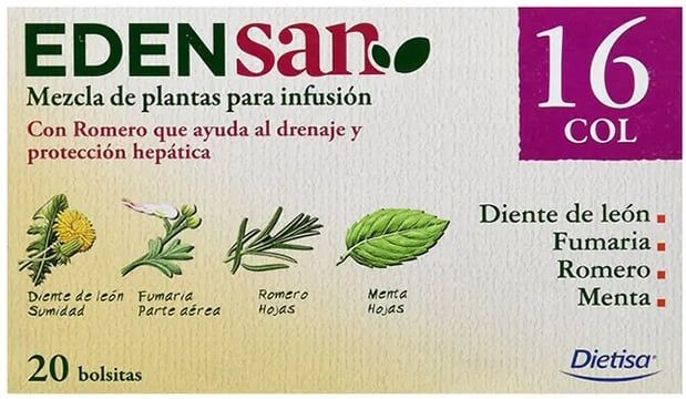 Dielisa Edensan 16 Col 20 Infusões