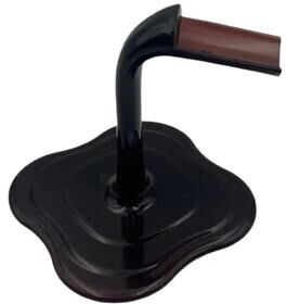 Snug & Styled Floating Wine Bottle Holder Decorative Wine Bottle Rack Illusion Display Stand black