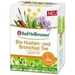 BAD HEILBRUNNER Bio Husten- u.Bronchial Tee Pyr.B. 12X2.0 g