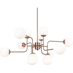 Kronleuchter Erich Messingfarben max. 40 Watt