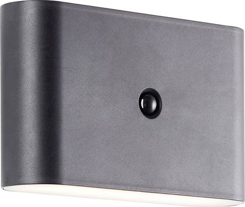 Brilliant Xino G80605/06 LED-Außenwandleuchte mit Bewegungsmelder LED LED fest eingebaut 34W Schwarz