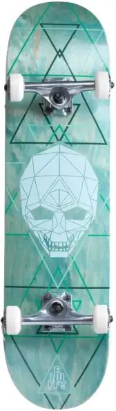 Skateboard Komplettboard Enuff Geo Skull (8" - Grün)