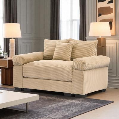 Corduroy Oversized Cloud Modular Sofa with Easy Assembly