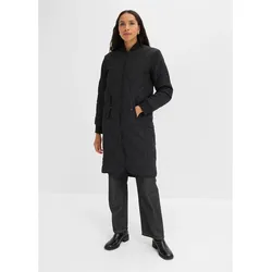 bonprix Ultraleichter Steppmantel, schwarz, Gr.52, Ultraleichter Steppmantel