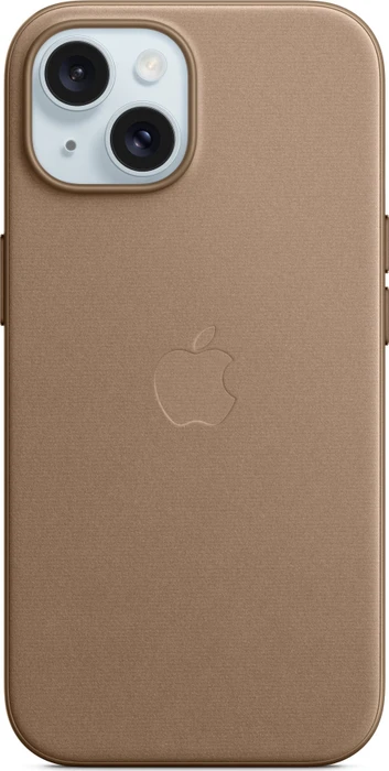 Apple iPhone 15 FineWoven-Stoff Handyhülle mit MagSafe rauchfarben