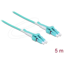 DELOCK Kabel Lichtwellenleiter LC > LC Multimode OM3 Uniboot 5m