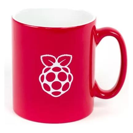 Raspberry Pi Mug - Red design (RPI014)