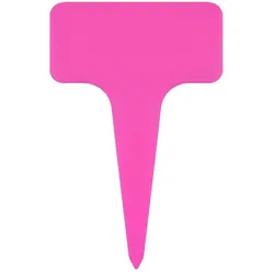 CombiCraft Schildförmige Stecketiketten 60x96 mm in Pink, 100 Stück