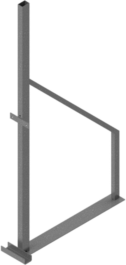Schake Holzbauzaunständer und Oberteil, Holzbauzaunständer, verzinkt (3B160)
