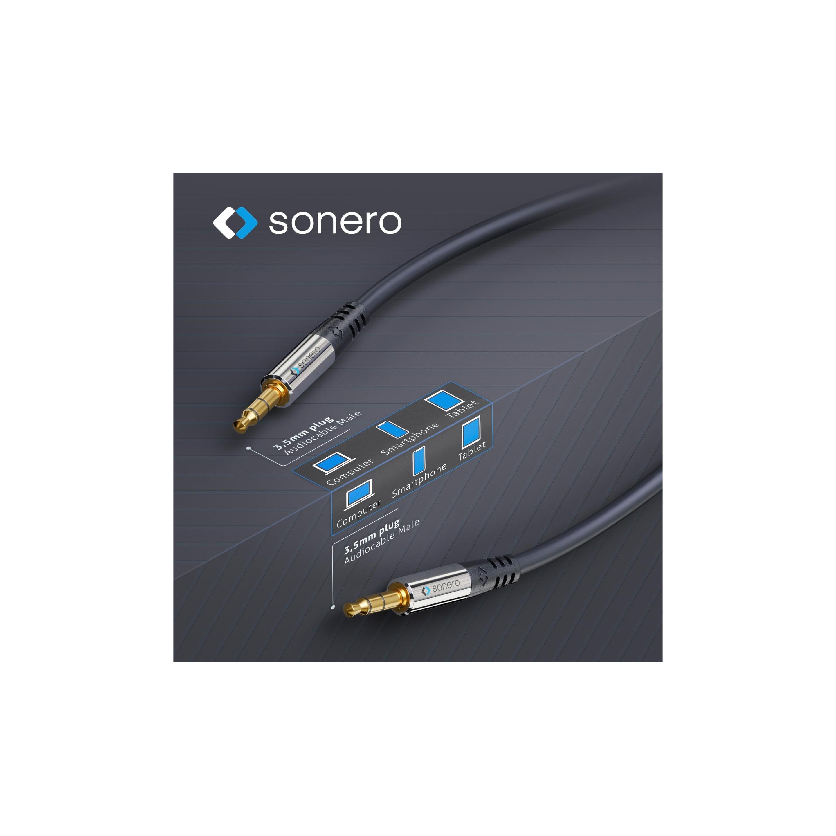 Sonero 3.5mm Klinke - 3.5mm Klinke (1.50 m, AUX Kabel) (S-AC500-015)