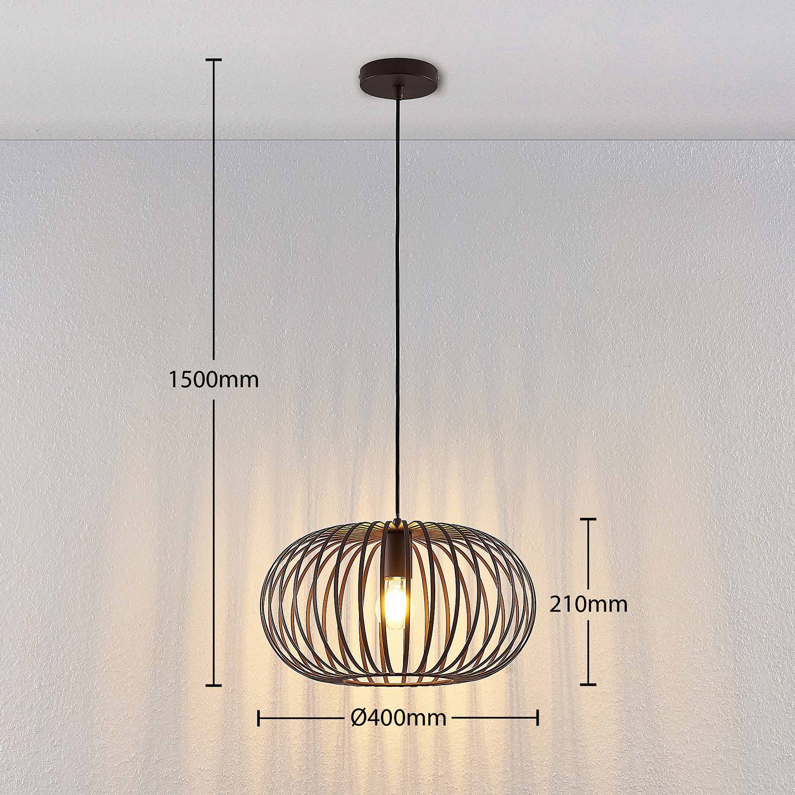 Pendant Light Nahele Lindby, dimmable, Living / Dining Room, metal, Vintage, Ceiling Light