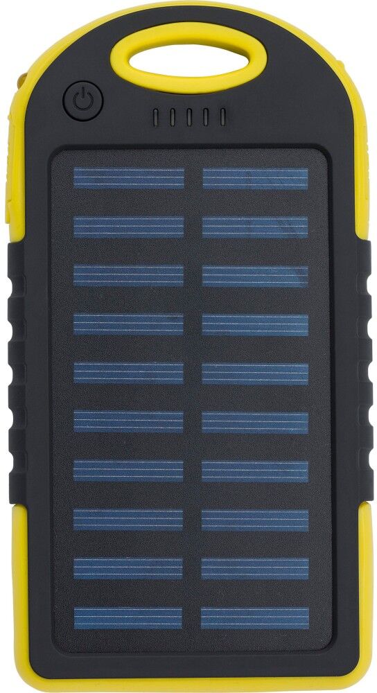Batterie externe solaire personnalisée 4 000 mAh Aurora jaune