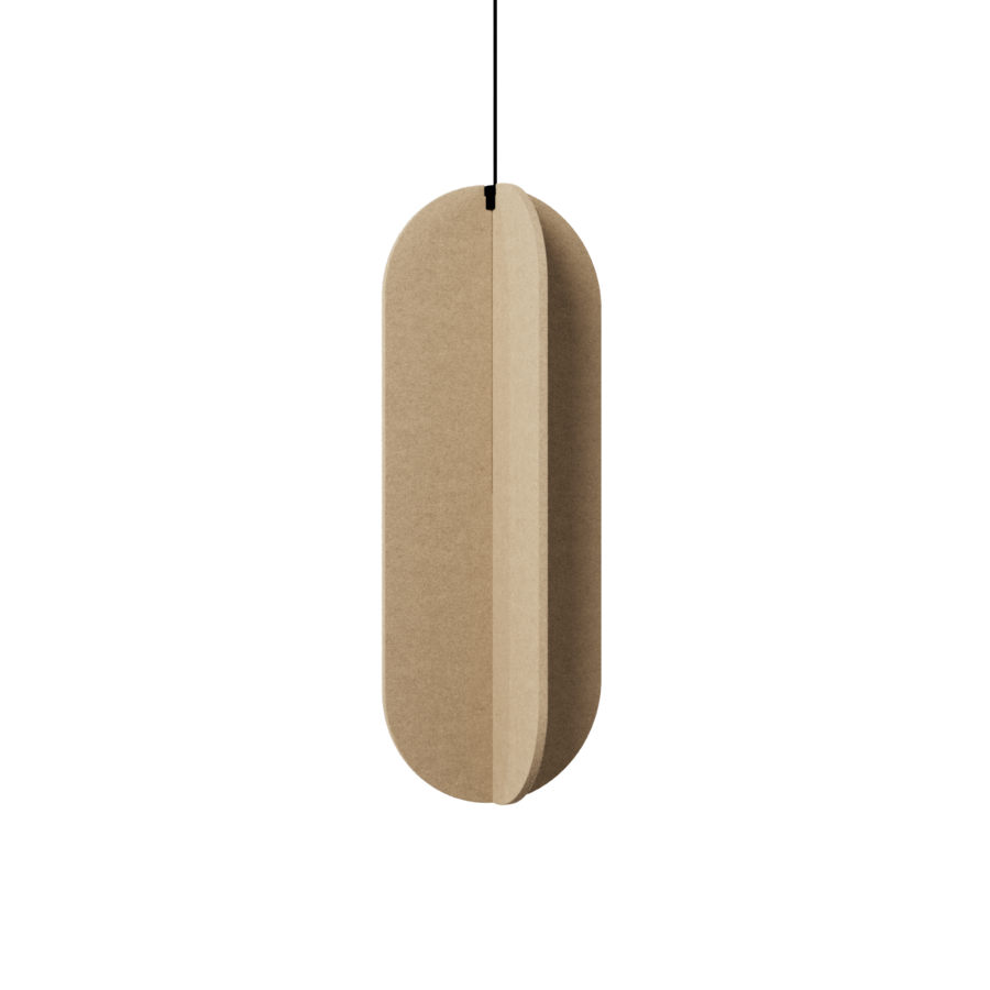 Wever & Ducré Akustikelement SOLLI COCOON CEILING SUSP 3.0 LF filz-kalkstein 238500LF0 5404037357444