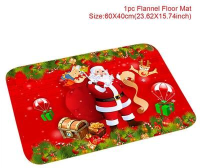 Combo Retail Shop Christmas Door Mat, Santa Claus Outdoor Carpet, Merry Christmas Decorations For Home 3