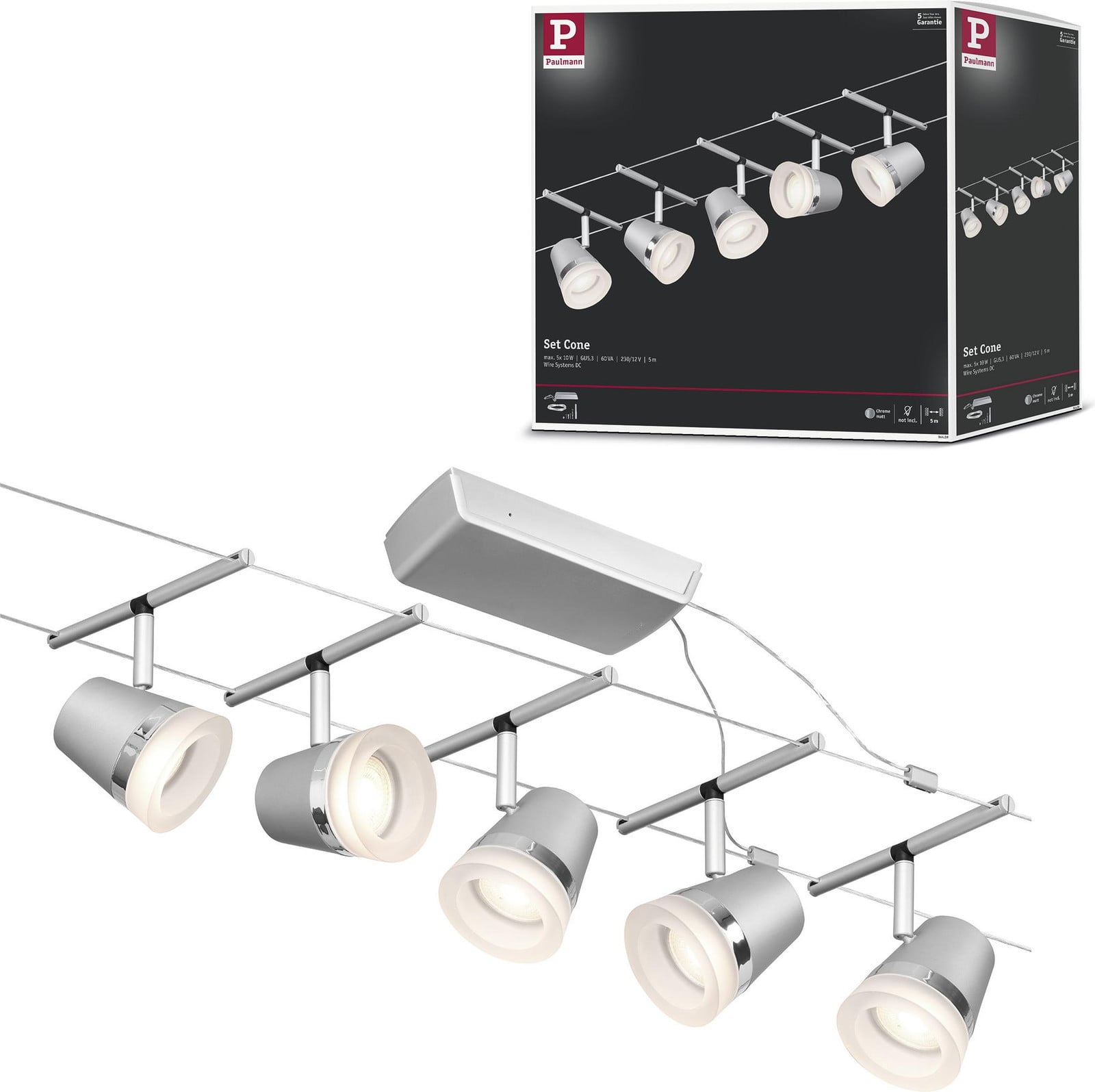 Paulmann CorDuo Touwsysteem Cone basisset