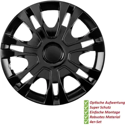 Auto Radzierblenden/ Radkappen 4er Set B10280666C 13, 14 oder 15 Zoll