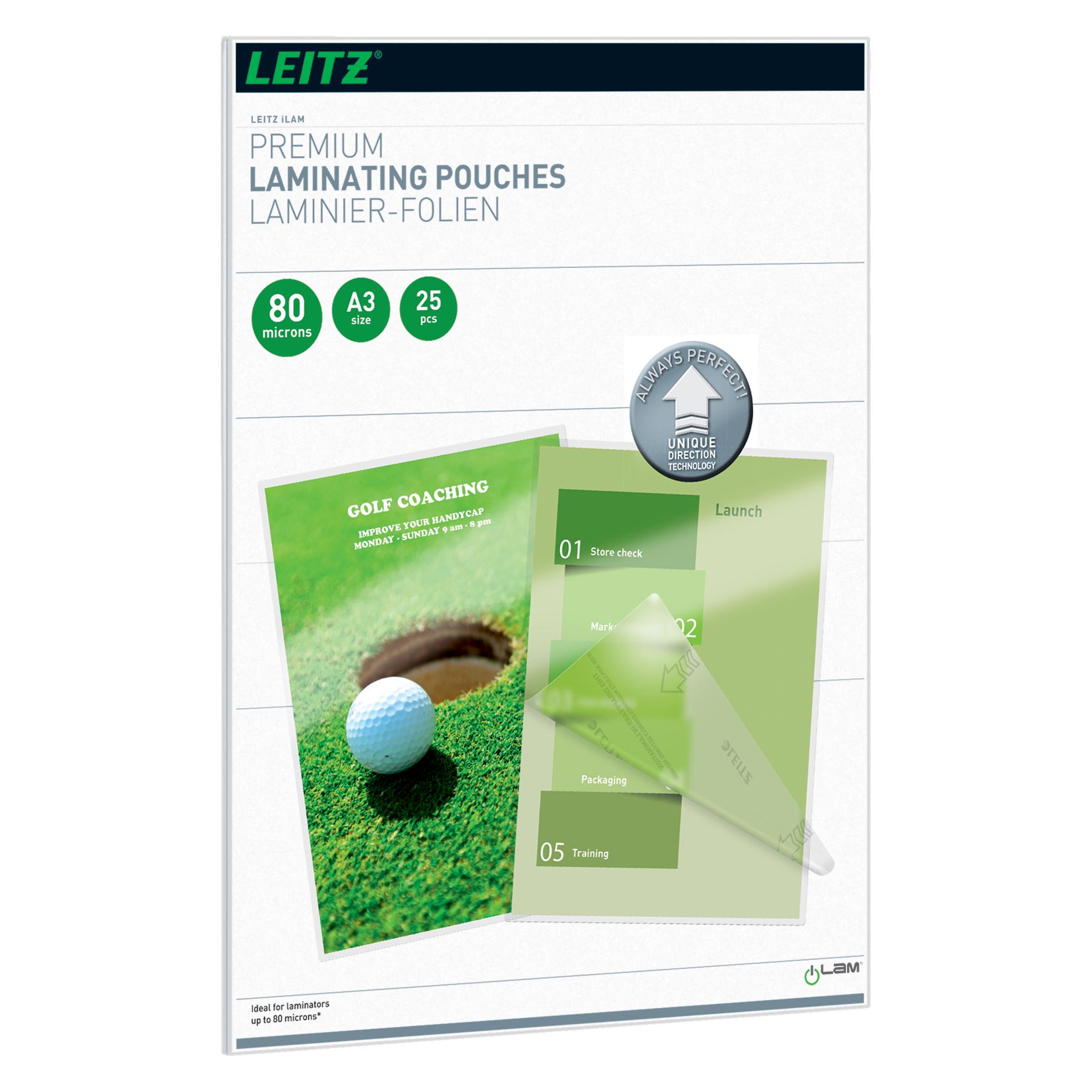 Leitz Laminierfolie (A3, 25 Stk., 80 µm) (7486-00-00)