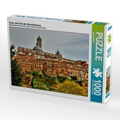 CALVENDO Puzzle Siena, die Perle der Zentraltoskana 1000 Teile Puzzle quer | 1000 Teile Lege-Größe 64 × 48 cm Foto-Puzzle für glückliche Stunden