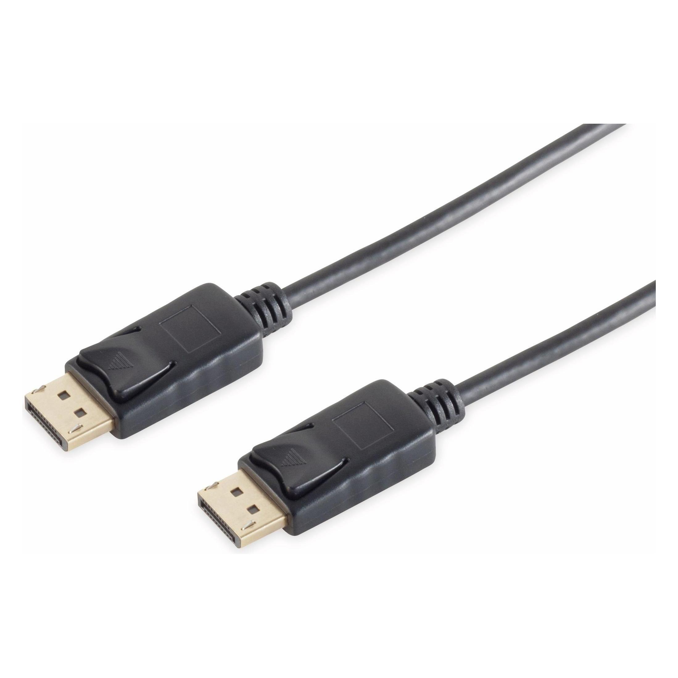 Shiverpeaks S/CONN maximum connectivity Displayportkabel-Displayportkabel 1.2, Stecker-Stecker, UHD 4K2K, schwar (5 m) (10-50055)