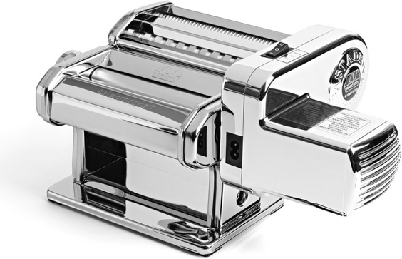 Marcato Marque Atlasmotor+ - Machine à pâtes électrique en acier chromé