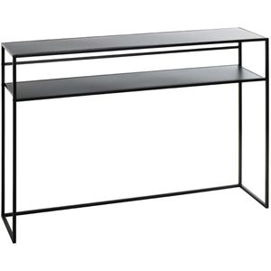 Haku-Möbel Konsolentisch 25506, schwarz, 112 x 81 x 28cm (B/H/T), Metall