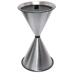 SZ Metall Standaschenbecher silber