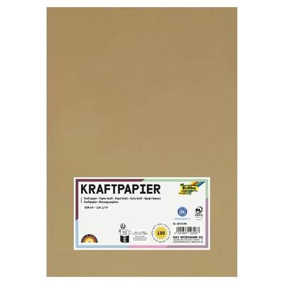 Folia Kraftpapier 120g/m² DIN A4, 100 Blatt