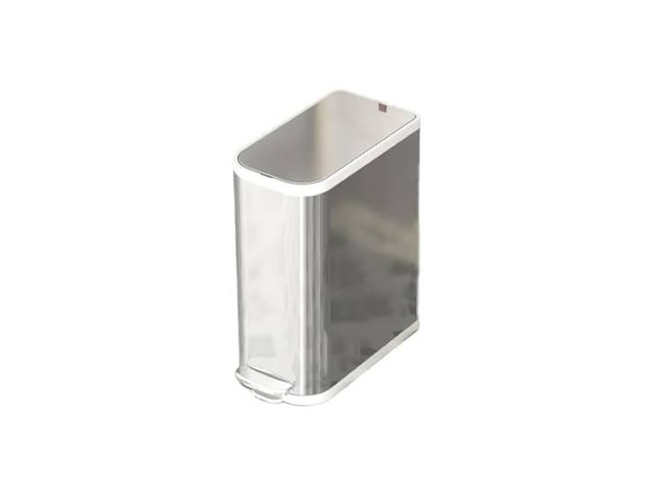 FZL02068LM Badezimmer Mülleimer, Schlafzimmer, Büro, Küche(Silver)