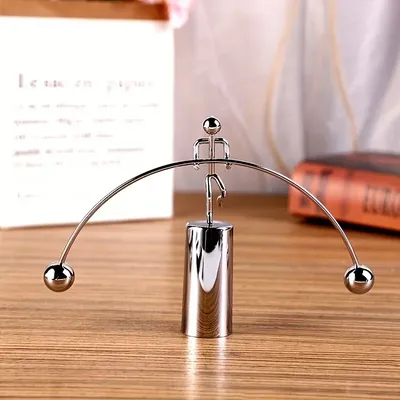Home Office Accessories Steel Balanced Weightlifting, Little Iron Man Balance Ball, Swinging Art Decompression Home Office Accessories Steel Balanced Weightlifting, Little Iron Man Balance Ball, Swinging Art Decompression