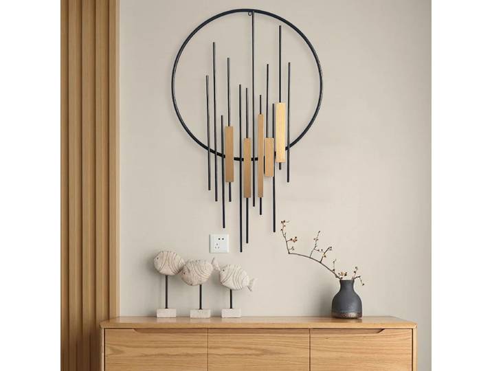 Mode américaine Art créatif salon décoratif tenture murale ménage personnalisé ferronnerie lumière luxe chambre décoration G