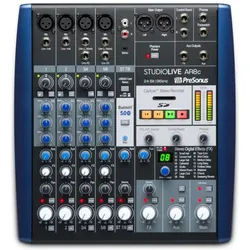 PreSonus StudioLive AR8c (Studio- und Livemixer), Mischpult