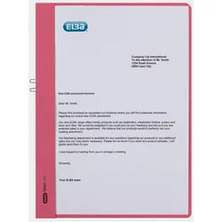 ELBA Klemmhefter DIN A4 rot
