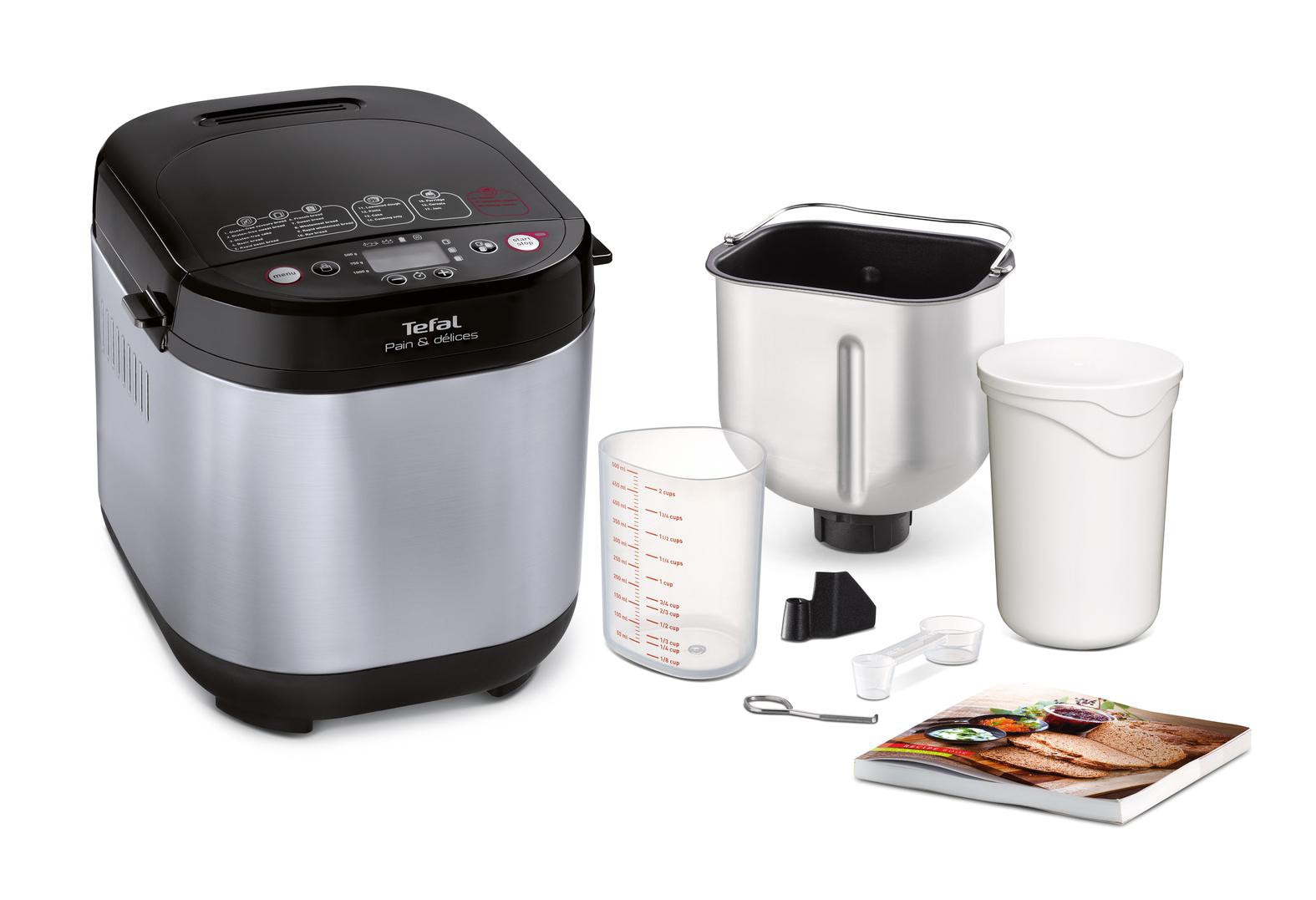 Tefal PF 240E Brotbackautomat Pain Delice 20 Programme, 3 Laibgrößen, Timer