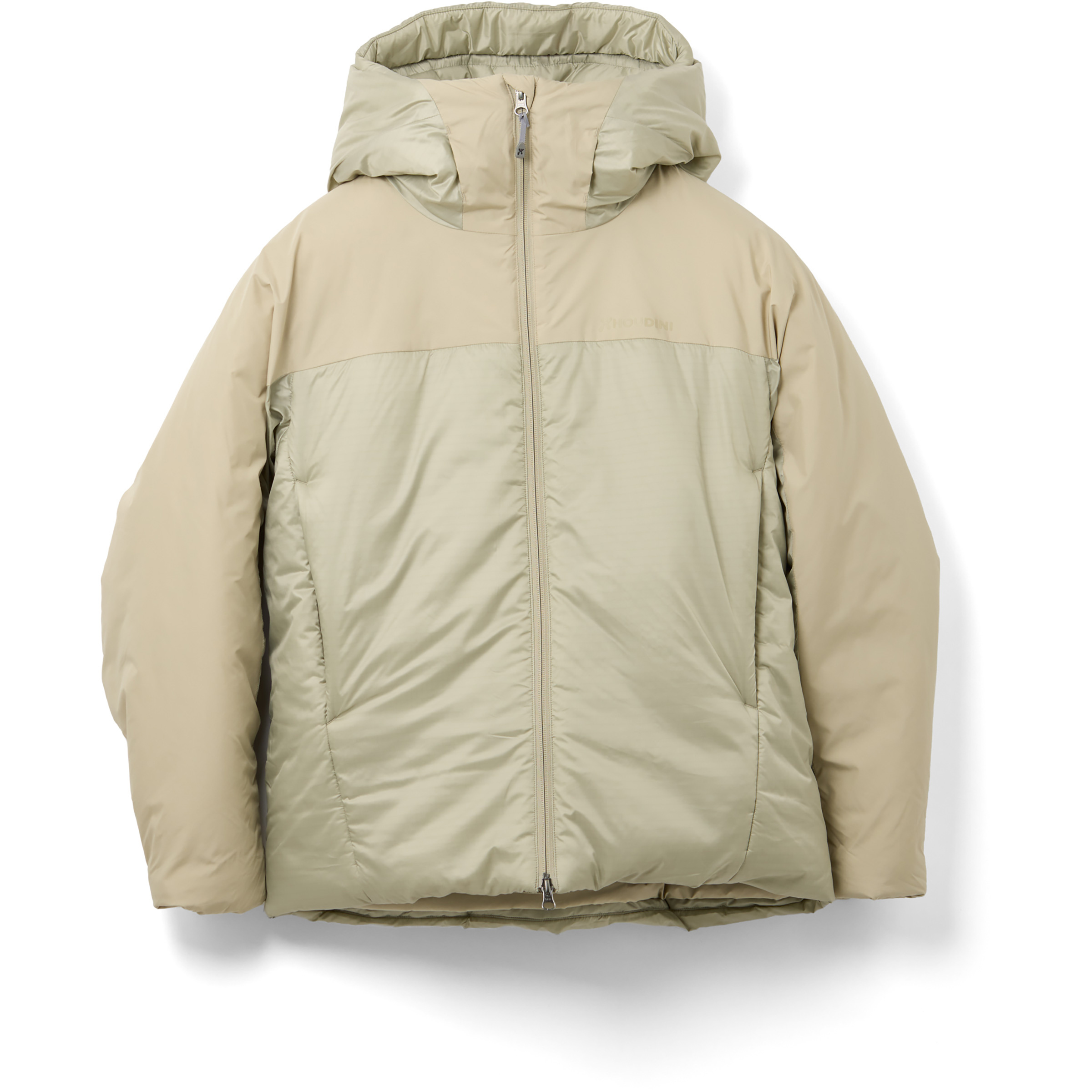 Houdini Double Dunfri Damen Isolationsjacke beige Größe L Trekking Windabweisend Wasserabweisend