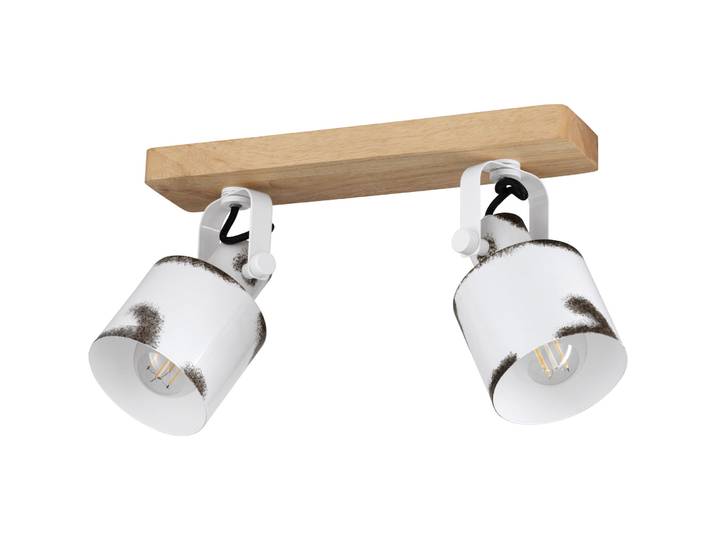 Eglo Spot Kilburn Braun Holz B 16 cm