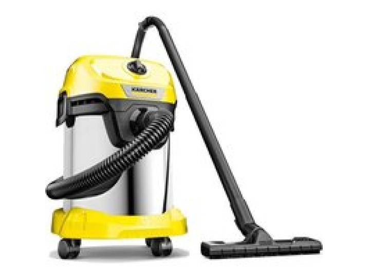 Aspirateur eau et poussières en acier inoxydable - KÄRCHER - 1000 W - Cuve 17 L - Filtre cartouche - Fonction soufflerie