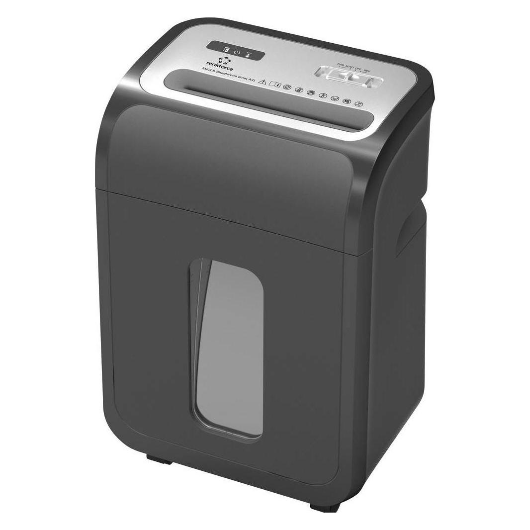 Renkforce RF-PPS-20L Aktenvernichter Mikroschnitt P-5 20 l Vernichtet auch (RF-6676274) (RF-6676274)