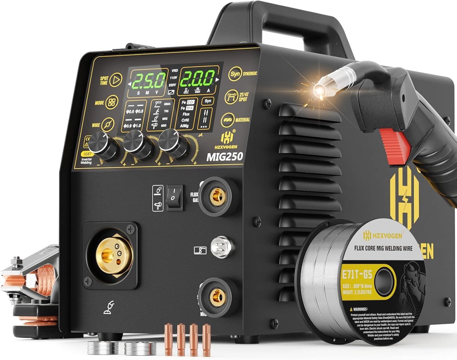 Selius Multiproces lasapparaat 250A 6-in-1 met synergetische besturing en LED display
