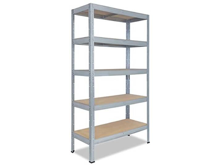 shelfplaza Pro 200x90x40cm Schwerlastregal verzinkt mit 5 Böden x 200kg Kellerregal · Lagerregal · Metallregal · Regale für Kellerraum · Steckregal · Abstellraum Regal