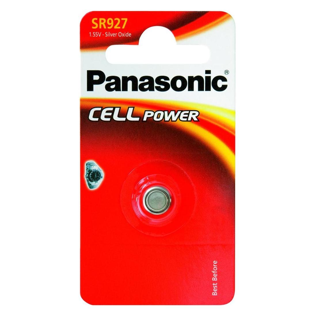 Panasonic Silver Oxide SR927 (1 Stk., SR57, 60 mAh) (SR-927EL/1B)