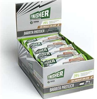 Kern Pharma Finisher Barritas Proteicas Chocolate con Leche 20 uds
