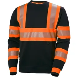 Helly Hansen Pullover ICU SWEATSHIRT 79272 - orange/ebony - 3XL