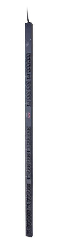 APC Basic Rack AP7557 PDU - 6 x IEC 60320 C19 en 36 x IEC 60320 C13 - 230 V wisselstroom - 11 kVA - Zwart