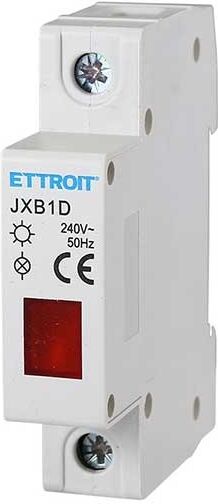 Ettroit Spia Luminosa Led Din Rosso  Jxb1d-16