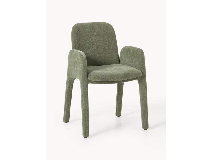 Chaise rembourrée avec accoudoirs Selena